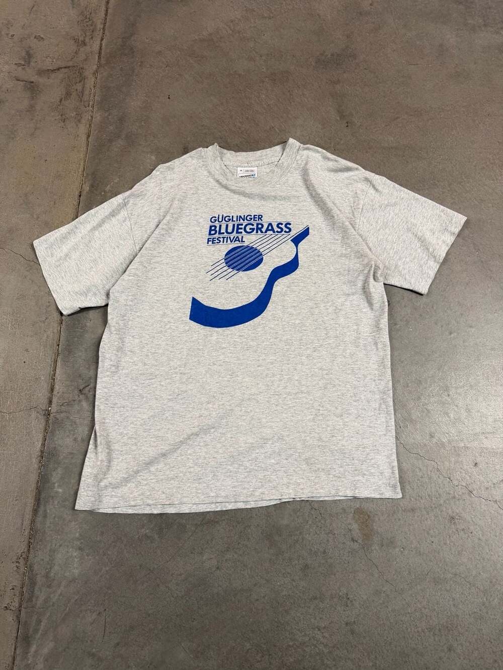 Vintage Guglinger Bluegrass Festival Grey T-Shirt